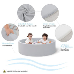 SHJADE ball pit soft foam cushioning supports comfortable sensory play.