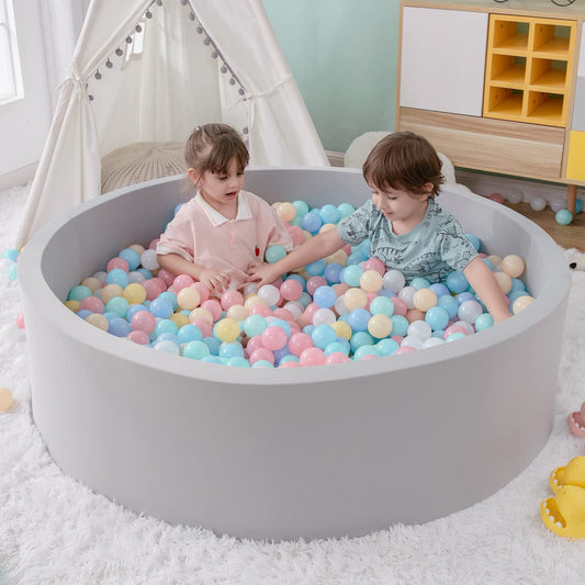 SHJADE foam ball pit indoor play area for toddlers with safe cushioning.