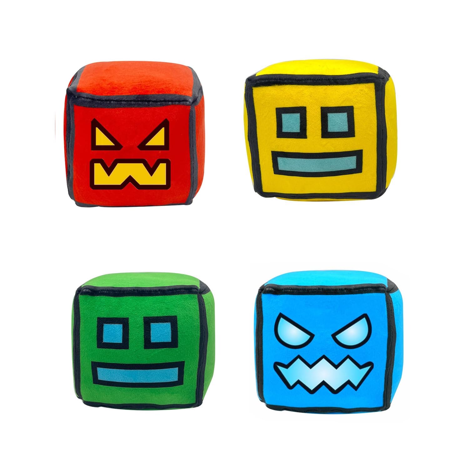 Shopular 4.7-inch cube plush toy, soft and collectible for gifting and display