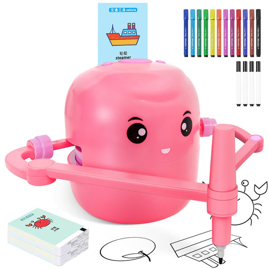 Shovira drawing robot out of the box ready for easy setup and drawing fun.