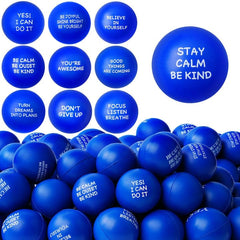 SHQDD 54-piece stress balls in blue tones for office use