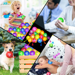 SHQDD bouncy ball with hand strap supports on-the-go play and focus sessions.