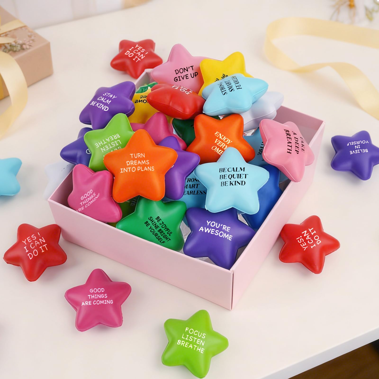 SHQDD classroom-office-home-use-star-stress-balls suit parties or giveaways.