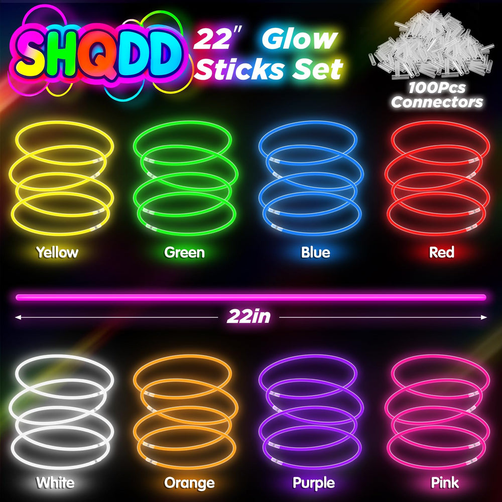 SHQDD durable, sealed design keeps glow sticks leak-proof