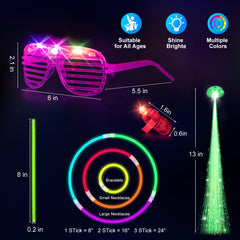 SHQDD light-up hair accessories shine on the dance floor