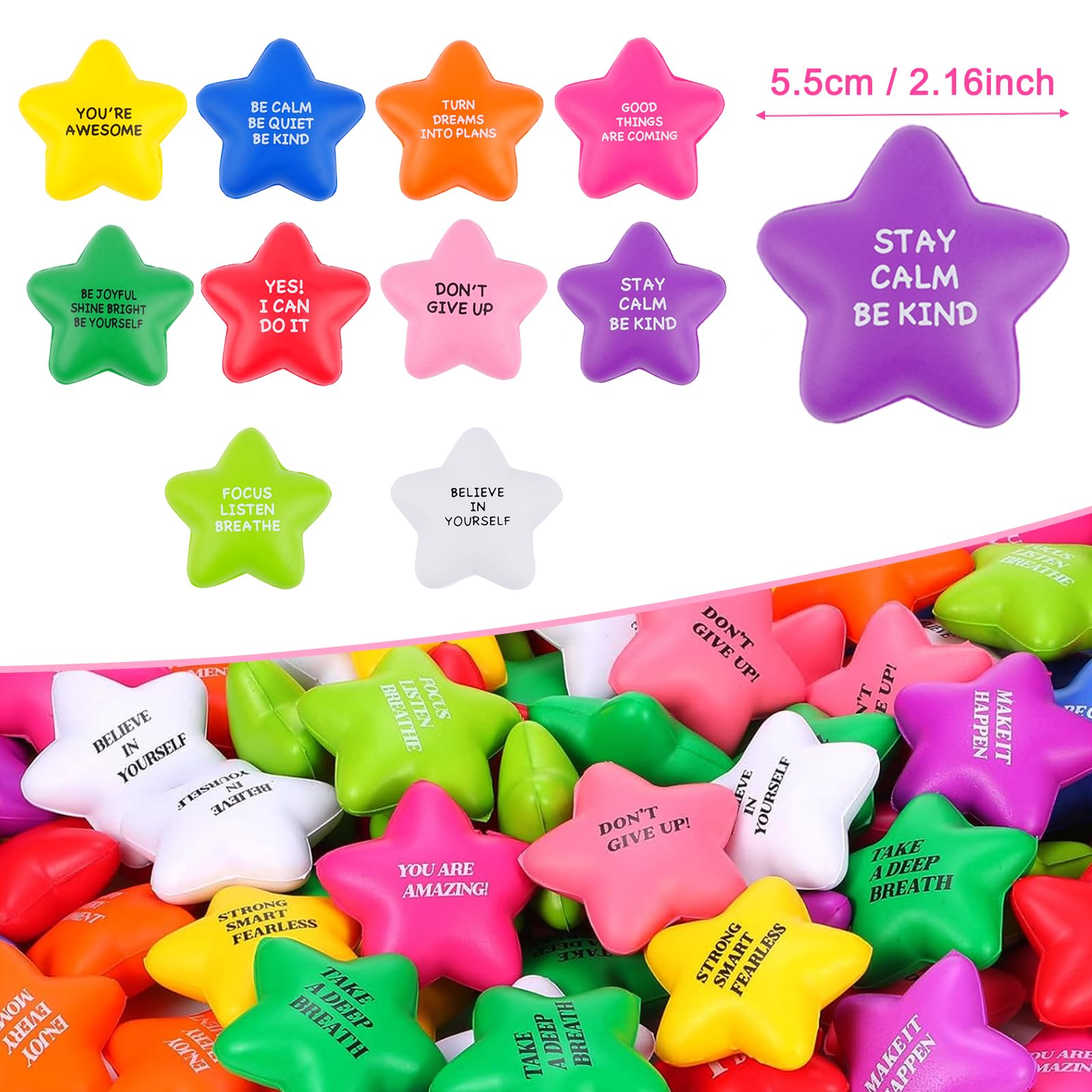 SHQDD motivational quotes on balls inspire positivity during tense moments.