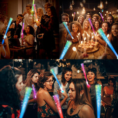 SHQDD New Year’s glow sticks with long-lasting battery power