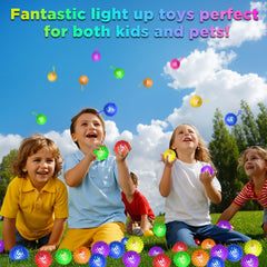 SHQDD retractable-string glow ball demonstrates versatile play and interactive fun.