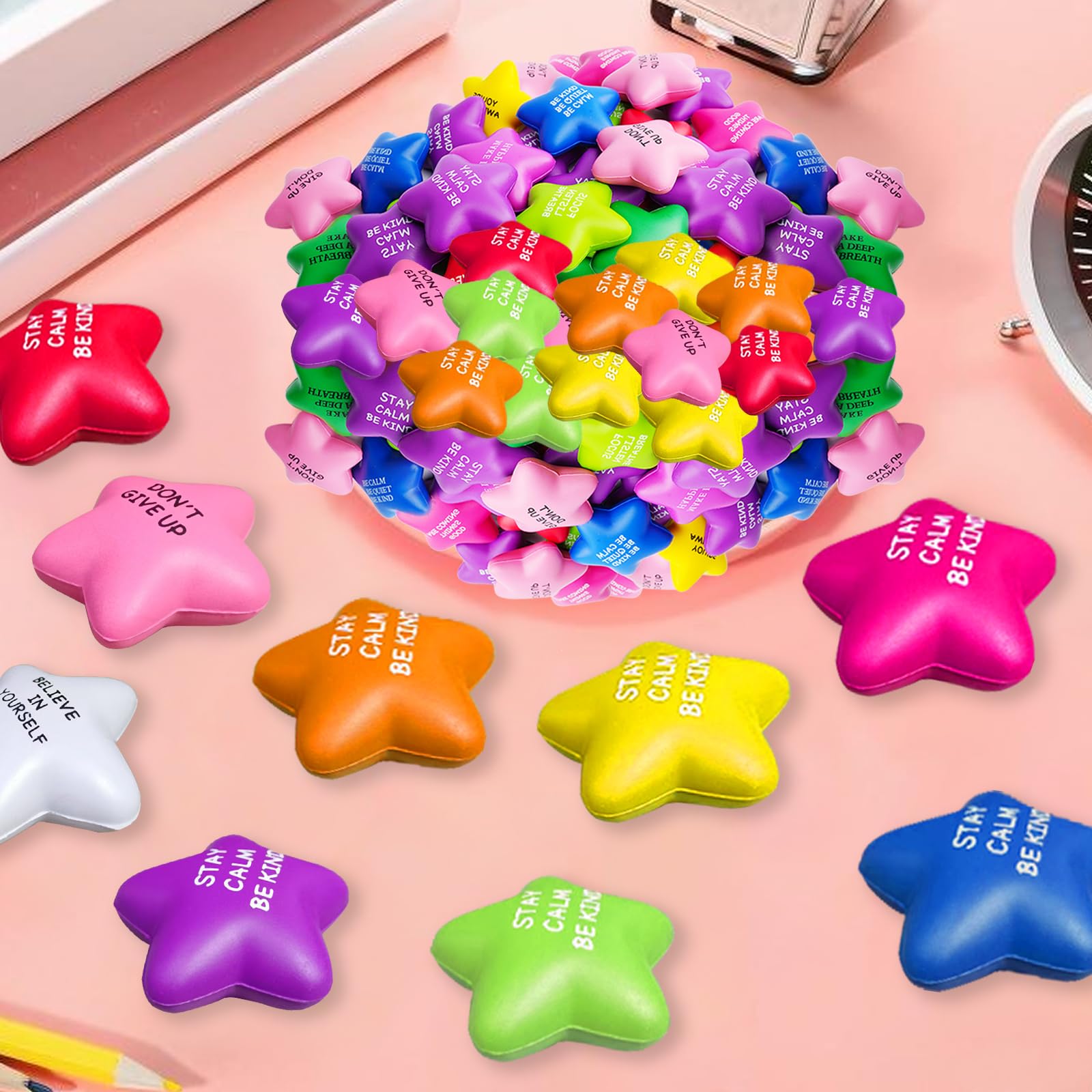 SHQDD vibrant colors foam balls showcase bright hues for kids and adults.