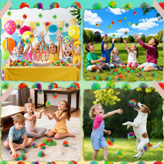 SHQDD washable durable sensory balls stand up to bites and tugs