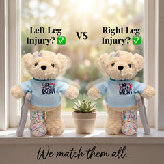 SHSEEN Soft 10-inch plush bear for hospital bed comfort and home snuggling