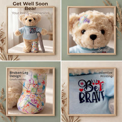 SHSEEN Thoughtful recovery gift teddy bear for kids post surgery