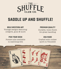 Premium-paper construction supports casino-grade feel for home games.