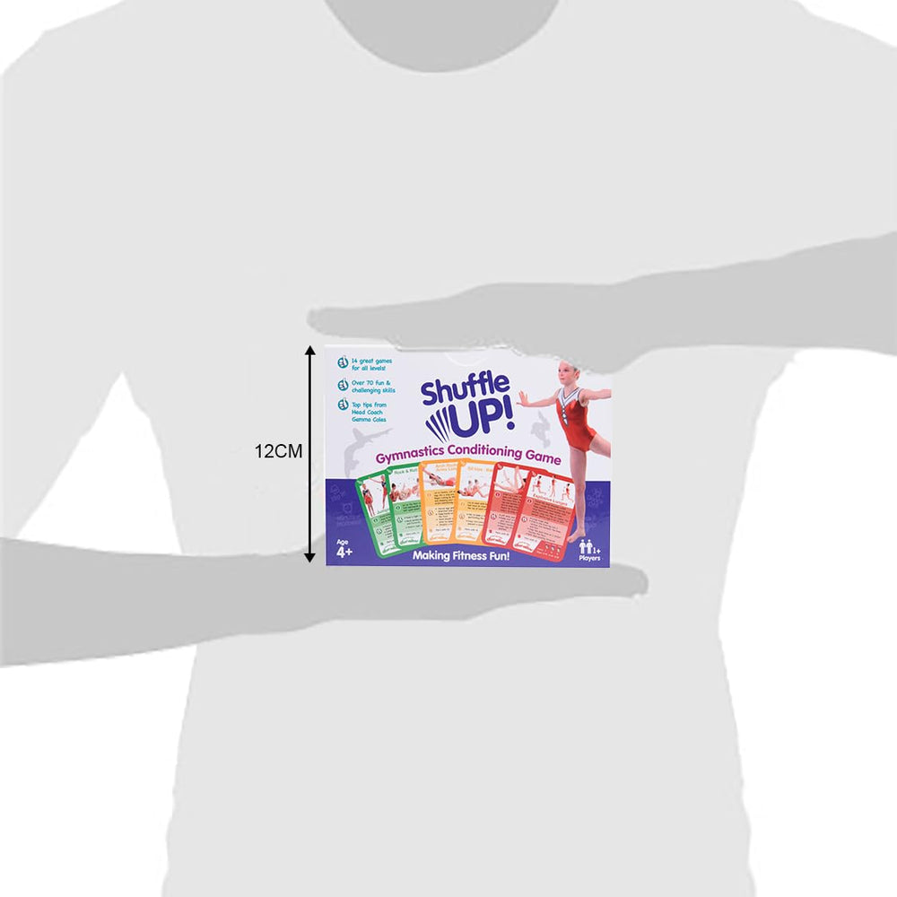 Shuffle Up Gymnastics two-dice play adds variety across skill levels.