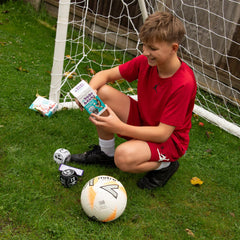 Shuffle Up Tricks Kicks dice set for indoor and outdoor practice, engaging workouts for kids.