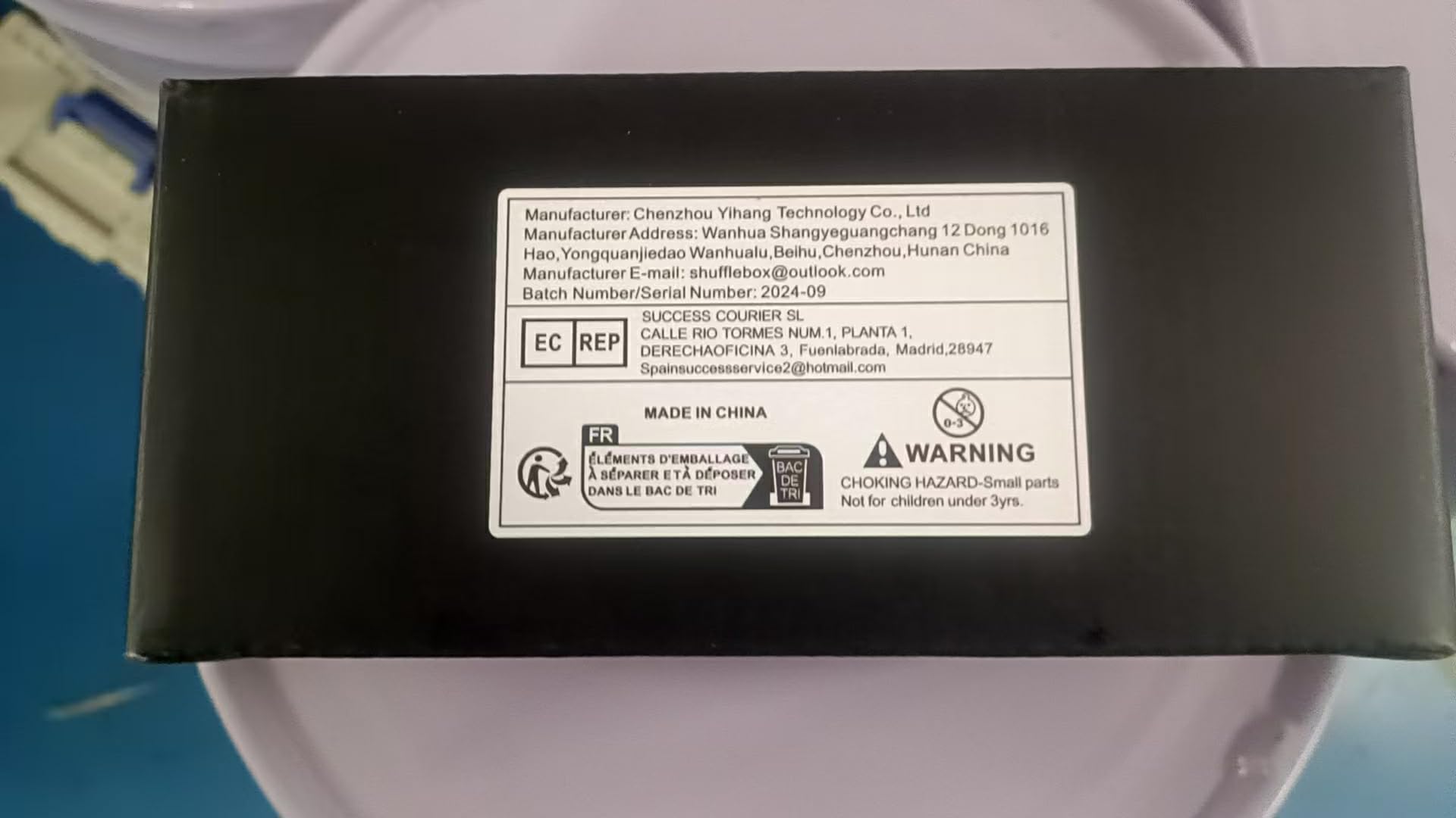 ShuffleBox S1 compact design fits easily on any table.