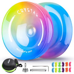 ShungRu Crystal K2 yoyo with gradient colors for stylish practice.