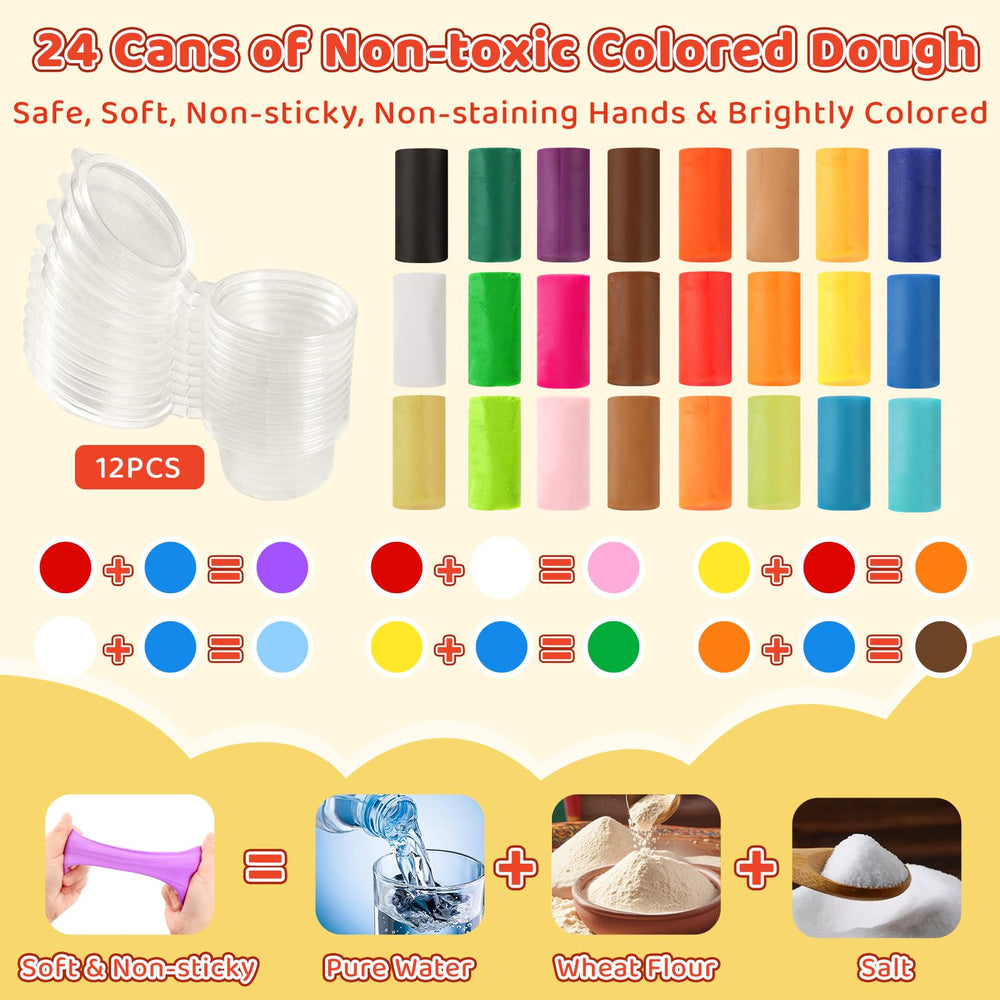Shunshoon 3-in-1 color dough hamburger maker for kid-friendly restaurant pretend play.