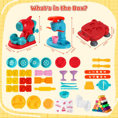 Shunshoon 3-in-1 color dough noodle maker for creative pasta playtime.