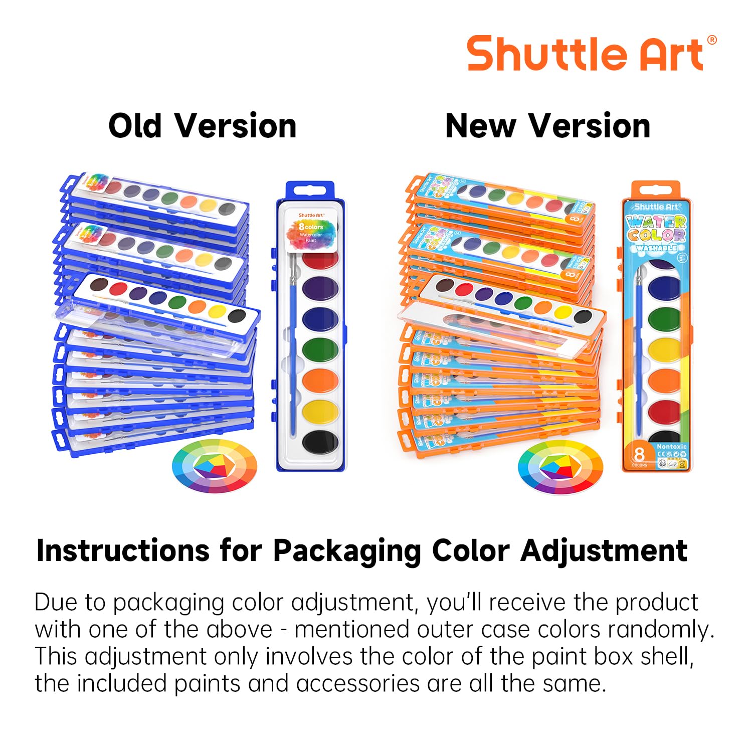 Shuttle Art color wheel helps beginners master color mixing and harmony