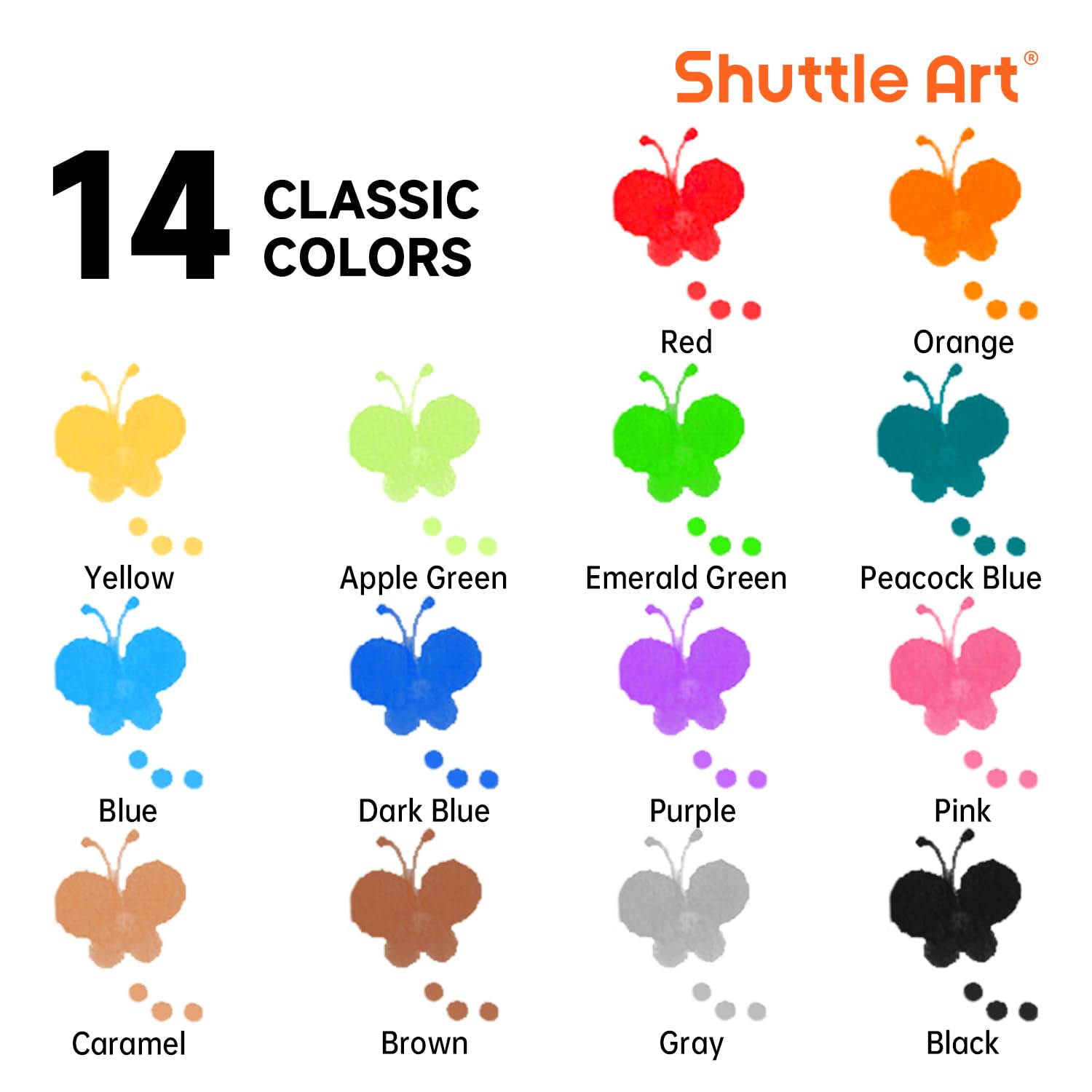 Shuttle Art dot markers and 5 activity books for learning