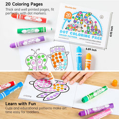 Markers designed for small fingers by Shuttle Art for precise dotting