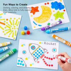 Non-toxic, acid-free ink from Shuttle Art ensures safe play.