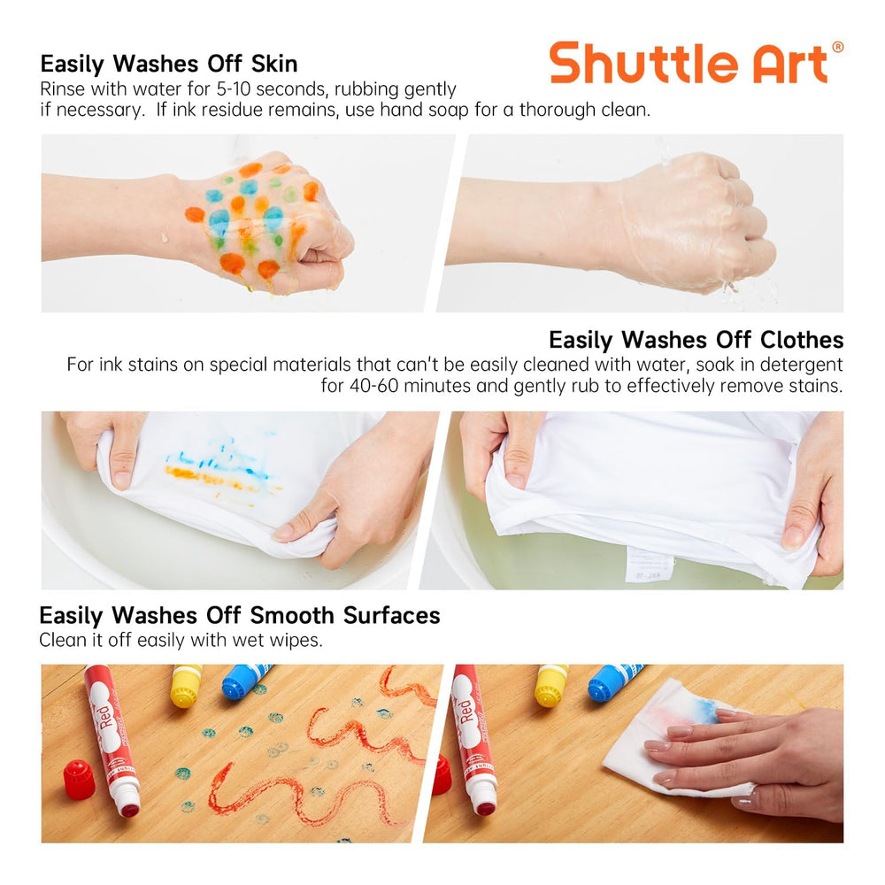 Perfect for preschool activities and guided art projects with Shuttle Art.