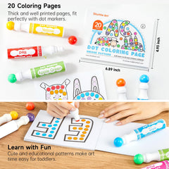 Shuttle Art dot markers designed for small fingers and easy grip