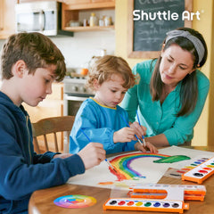 Shuttle Art dries quickly and remains reusable with added water