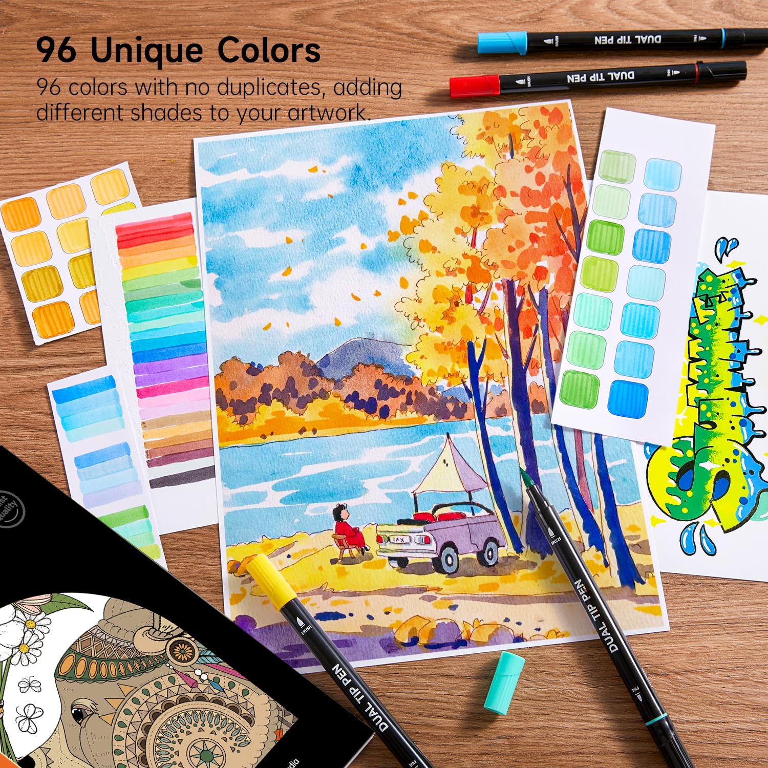 Shuttle Art pen holder keeps markers organized and accessible