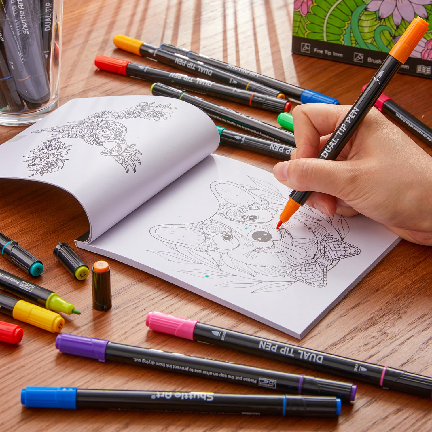 Shuttle Art water-based ink emphasizes safe, quick-drying colors