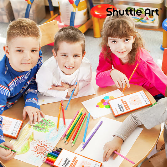 Shuttle Art rich-vibrant-colors: creamy pigments help kids bring drawings to life.