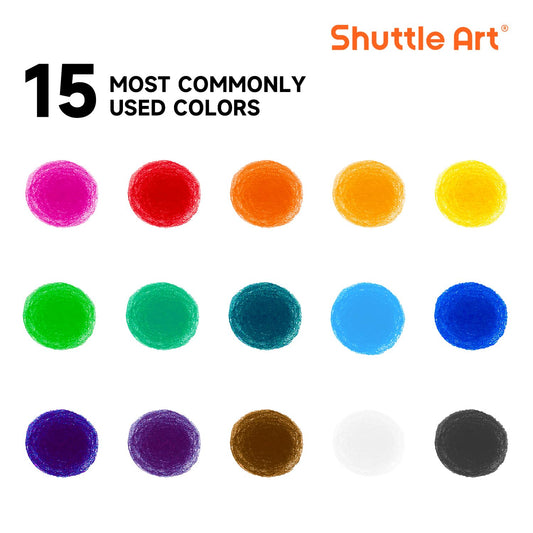 Shuttle Art Tempera Paint Sticks twist design aiding precise grip for small hands