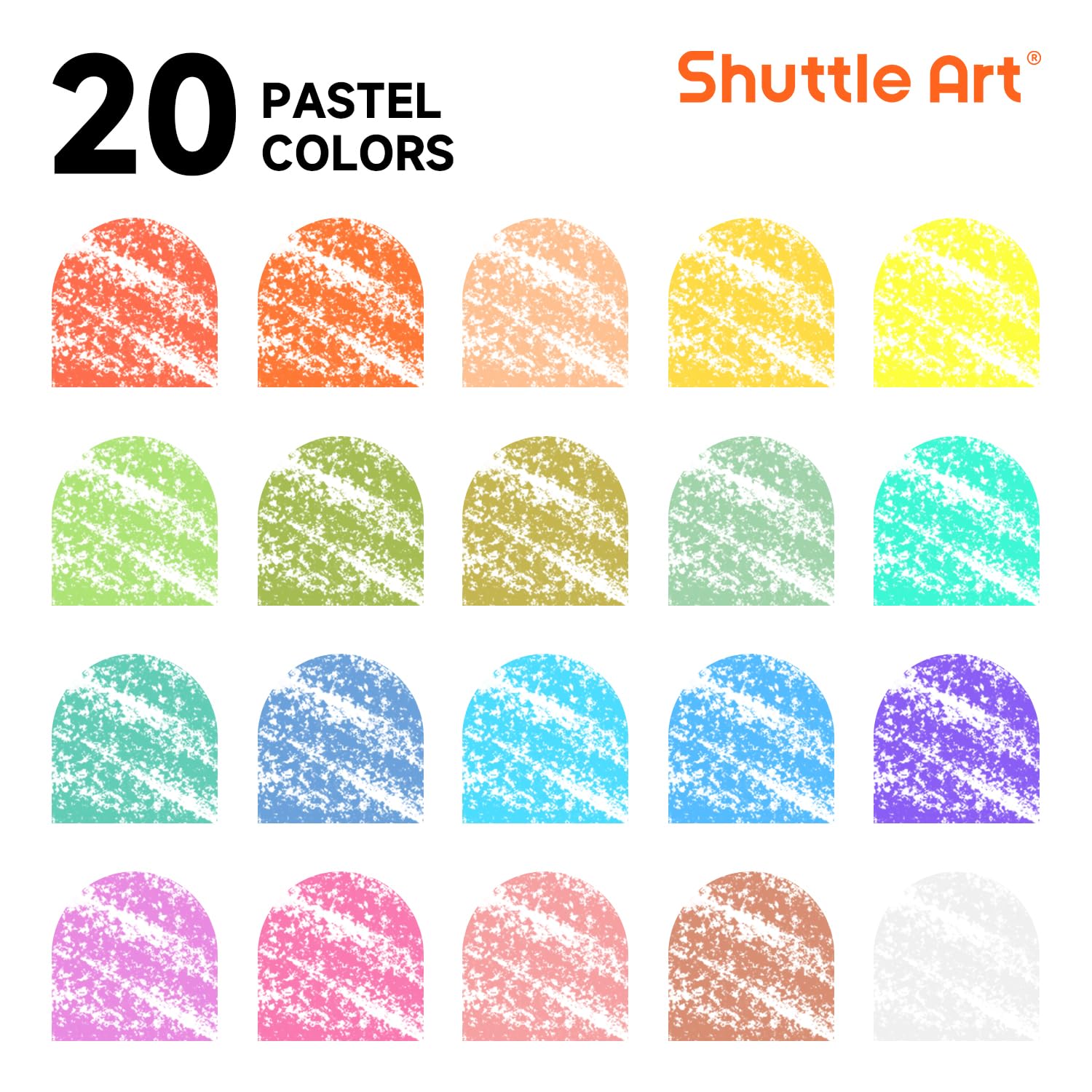 Shuttle Art tempera sticks dry in 90 seconds, reducing smudges