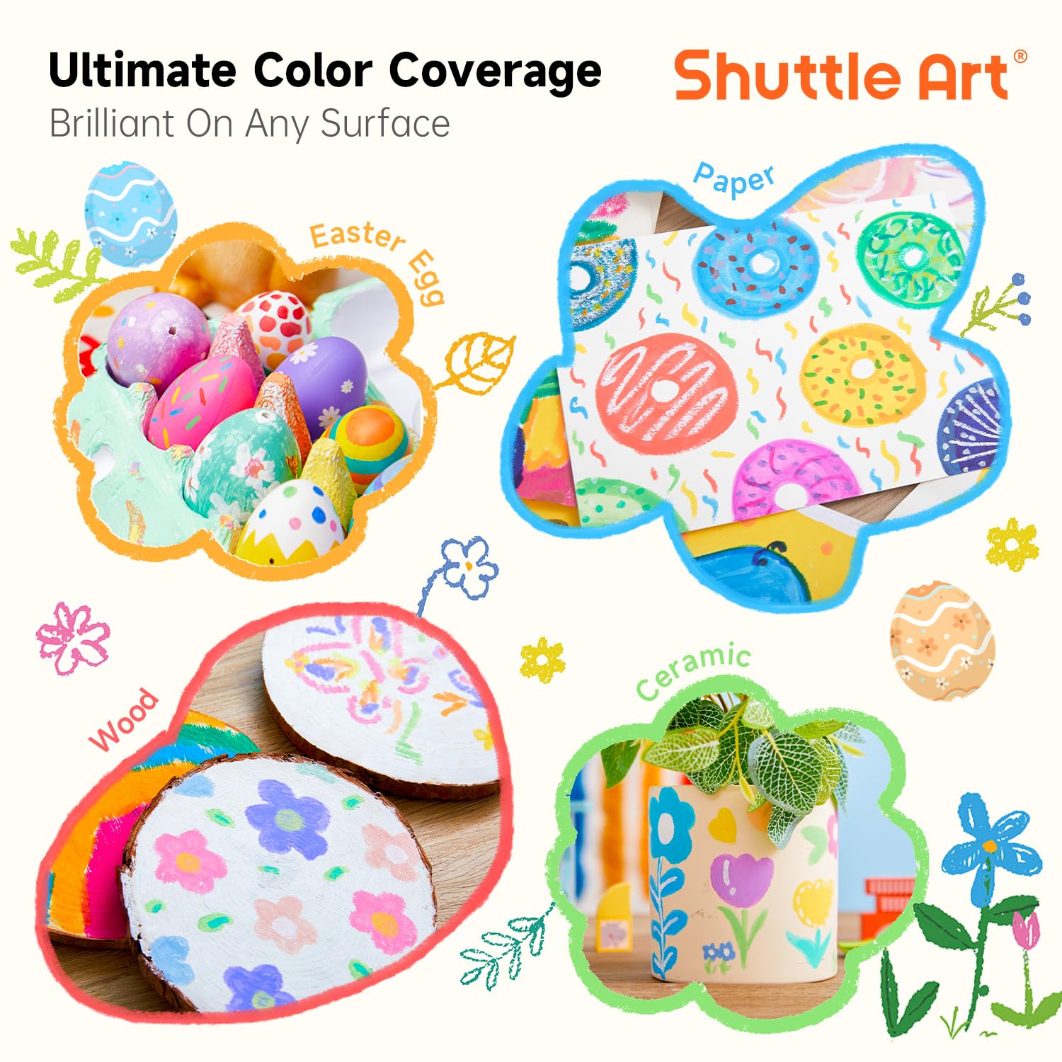 Shuttle Art tempera sticks make family art time cleaner and easier