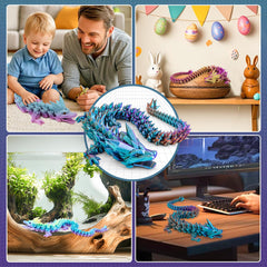 SHUWND dragon desk pet figurine perfect for shelves and workspaces.