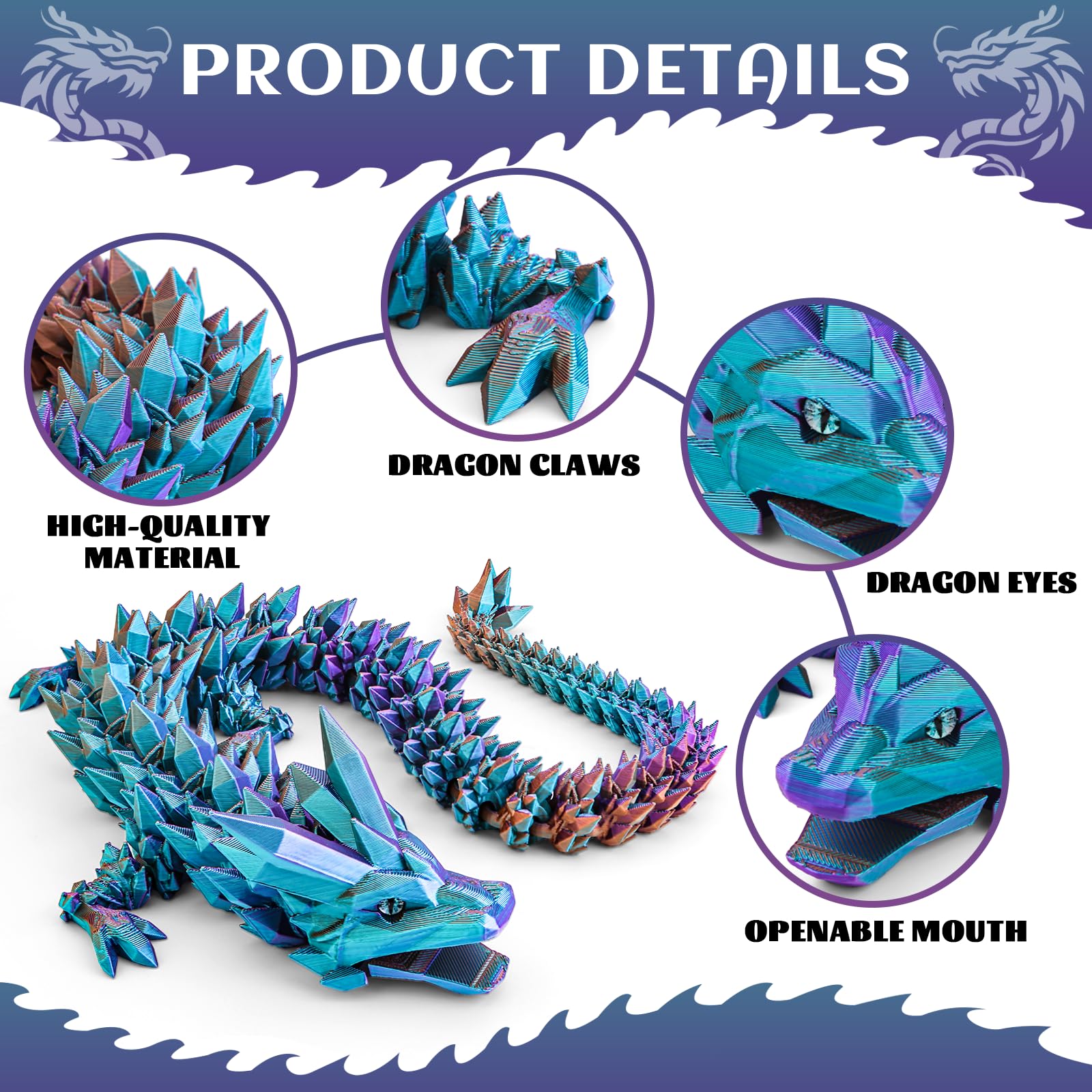 SHUWND dragon gift for fantasy lovers makes a memorable desk companion.