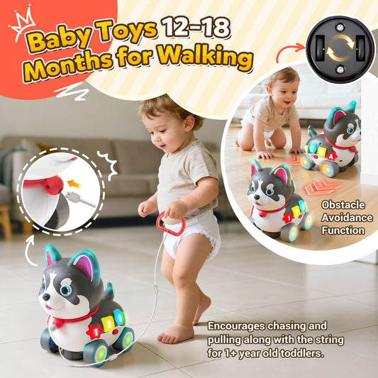 SHXYKZ tummy-time toy with bright colors and engaging sounds for babies