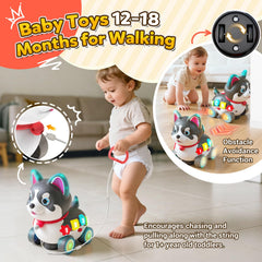 SHXYKZ tummy-time toy with bright colors and engaging sounds for babies