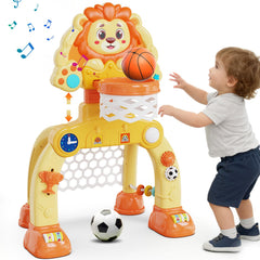 SHXYKZ toddler hoop basketball setup demonstrates adjustable height for growing kids.