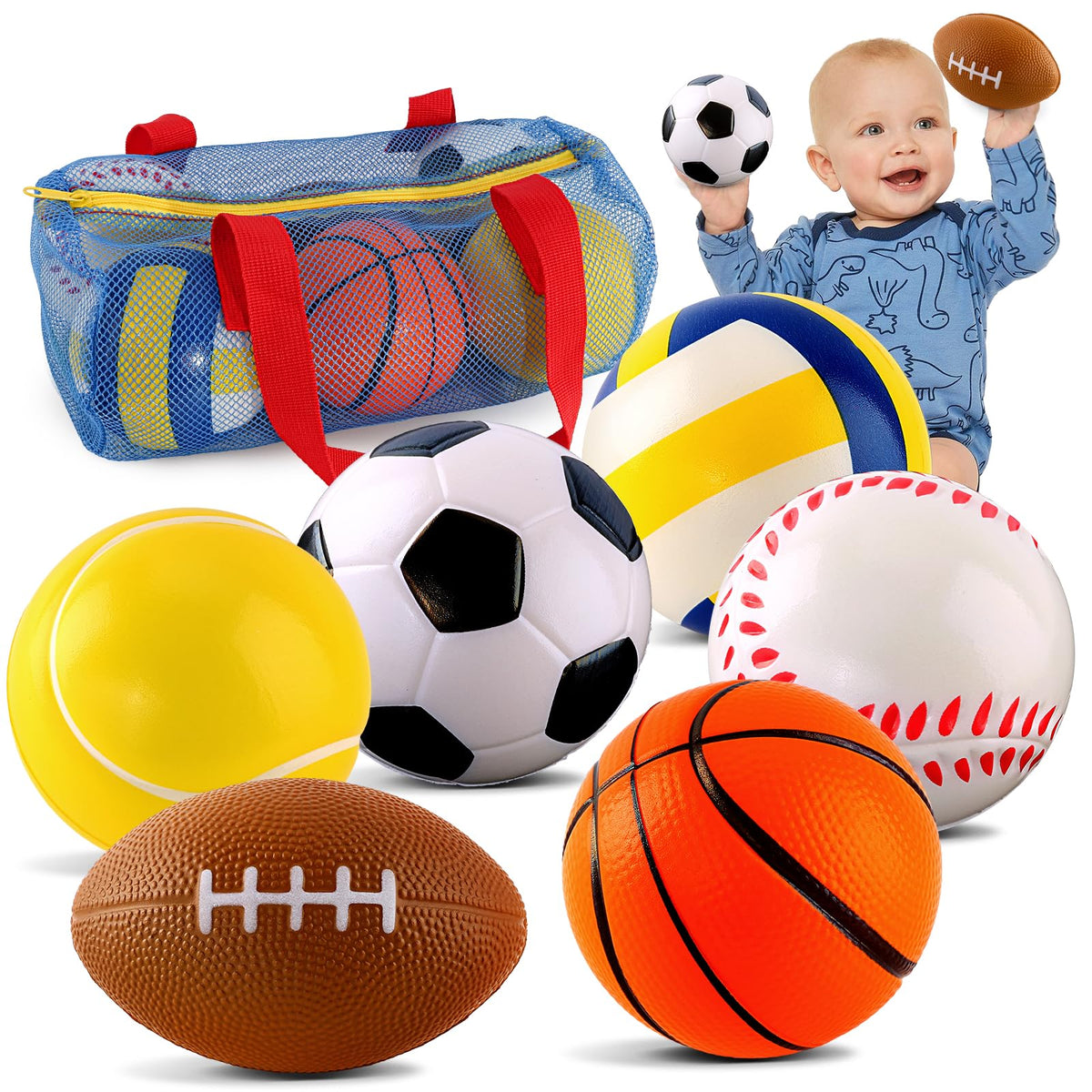 ShyLizard foam soccer ball ready for gentle indoor play and coordination.