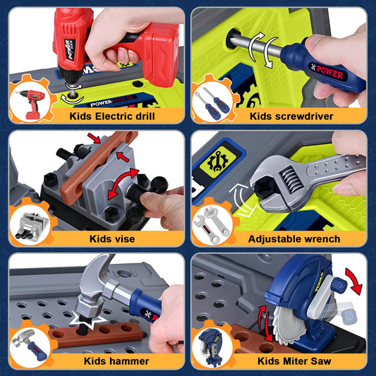 ShyLizard 120-piece tool set offers varied tools for role-play.