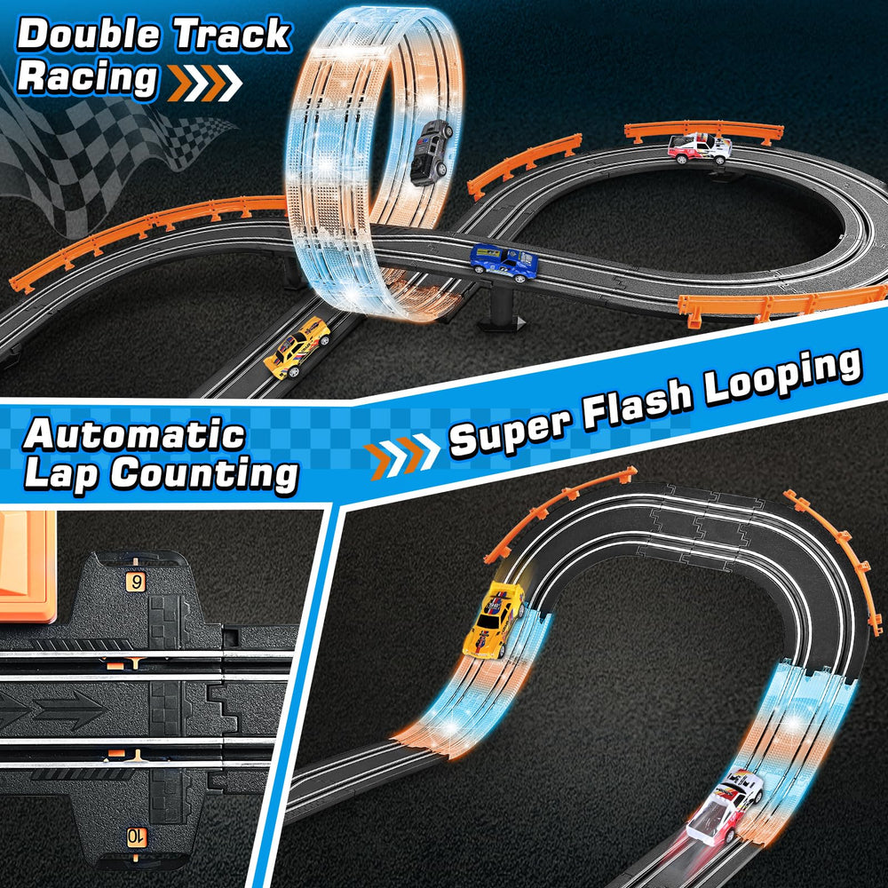 ShyLizard 50 foot track length for long engaging laps