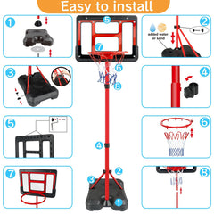 ShyLizard basketball rim and net provide sturdy, kid-friendly shooting practice.