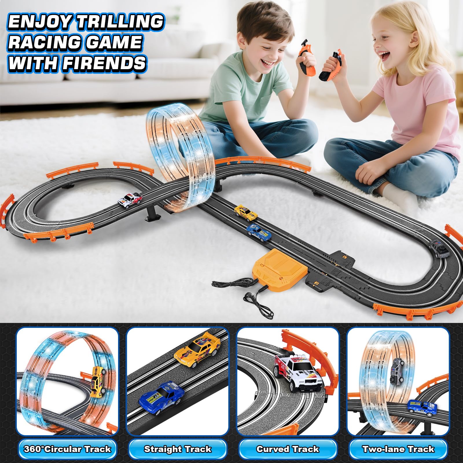 ShyLizard dual controllers for two player racing at home
