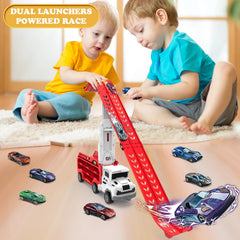 ShyLizard dual-launchers provide thrilling speed along the track.