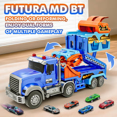 30-inch foldable track expands play space for multiple setups.