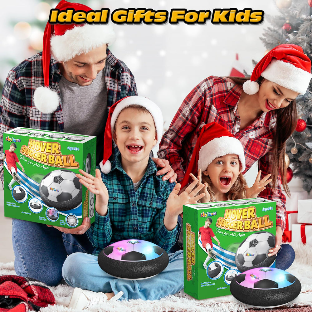 ShyLizard hover soccer ball uses 4 AA batteries for ongoing play; batteries not included