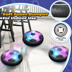 ShyLizard Hover Soccer Ball LED lights brighten dim rooms during play